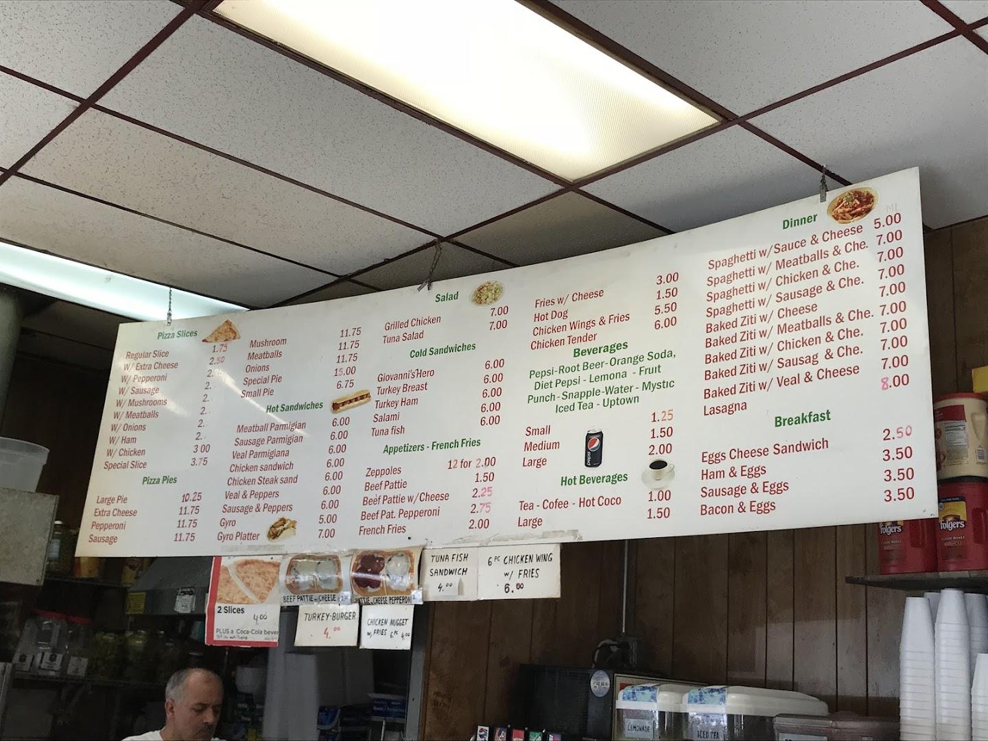 Giovanni's Pizza Menu image 3